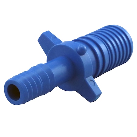 Apollo 3/4 in. Polypropylene Blue Twister x 3/8 in. Funny Pipe Insert Coupling ABTC3438FP